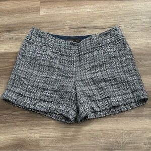 THE LIMITED Drew Fit Blue Tweed Shorts Women Size 10 NWT